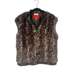 Vintage Neiman Marcus X Annabelle Exclusive, Rabbit Fur Vest, Size Large